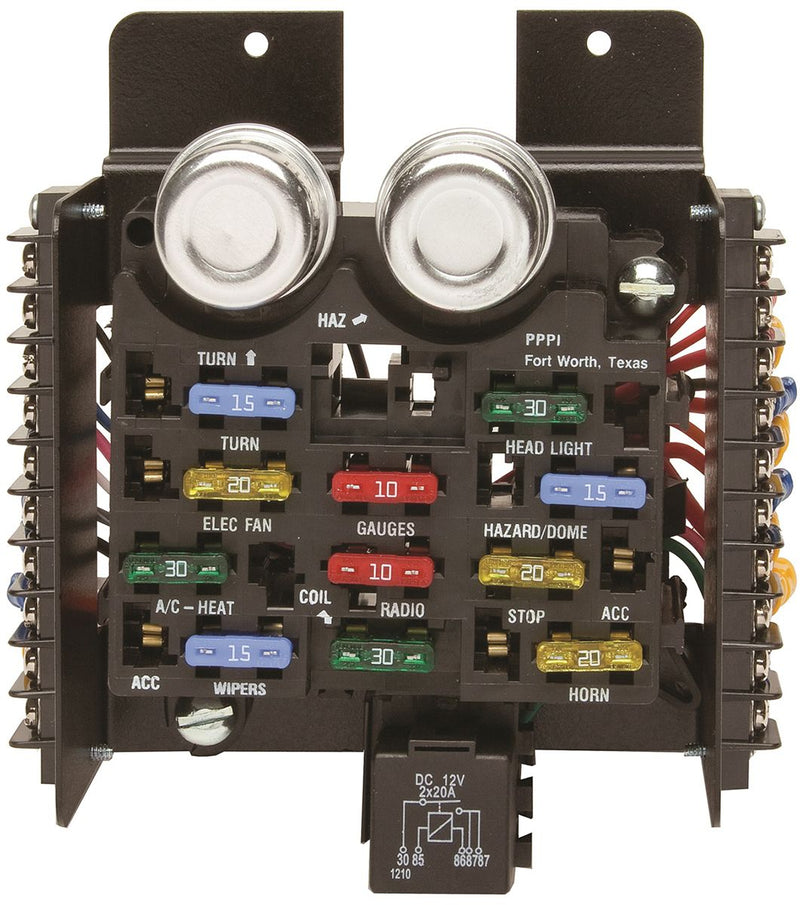 Painless 12 Circuit Universal Fuse Block (PW30001) PW30001