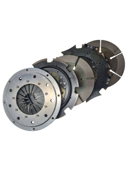 Stage 10 1JZ / 2JZ RWD Twin Plate - 225mm Sintered Iron Clutch Kit - 1500nm - Drews 225-TWIN-1/2JZ-SSCC-1