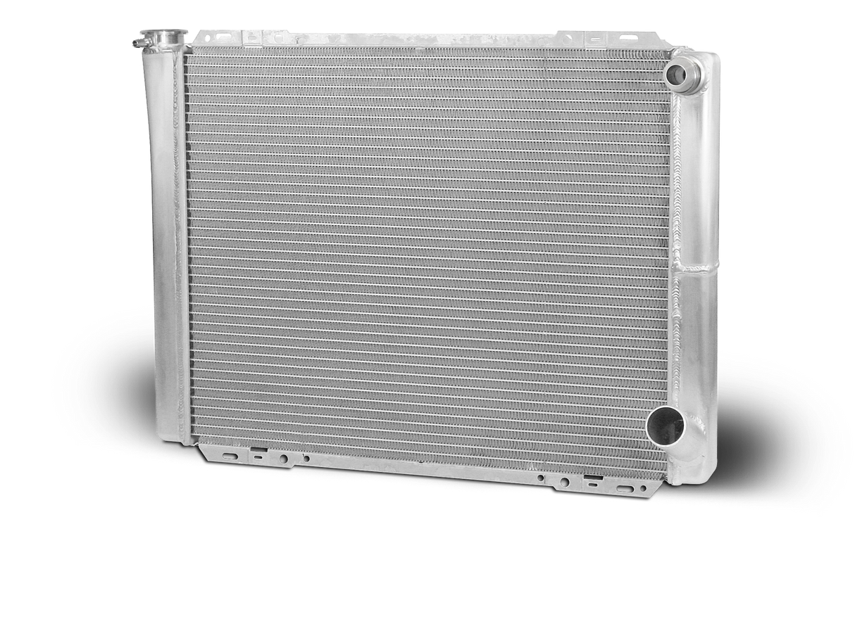 AFCO Aluminum Radiator Circle Track 26 Inch Double Pass Chevy One 16AN Inlet - 80125N-16 80125N-16