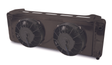 AFCO Aluminum Black Heat Exchanger With Dual Fans 1999-04 Ford Lightning/F150 Double Pass - 80249N-FSB 80249N-FSB