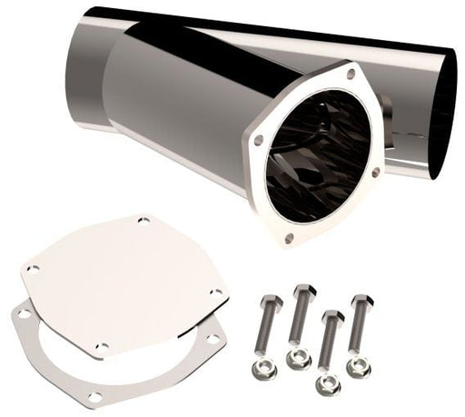 QTP 5" Stainless Steel Y-Branch Cutout (QTP10500) QTP10500