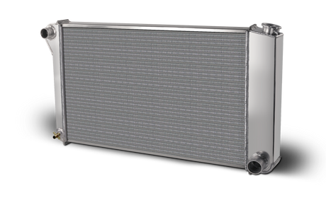AFCO 1968-77 Chevelle Chevy Crossflow Aluminum Radiator and Shroud - 80253-B-DB-N 80253-S-NA-N