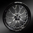 RC Comp Impulse 17" x 6" Front Wheel, Black (RCCFW37C1Q-14E) RCCFW37C1Q-14E
