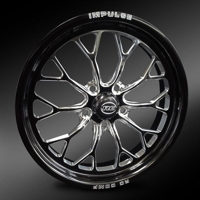 RC Comp Impulse 17" x 6" Front Wheel, Black (RCCFW37C1Q-14E) RCCFW37C1Q-14E