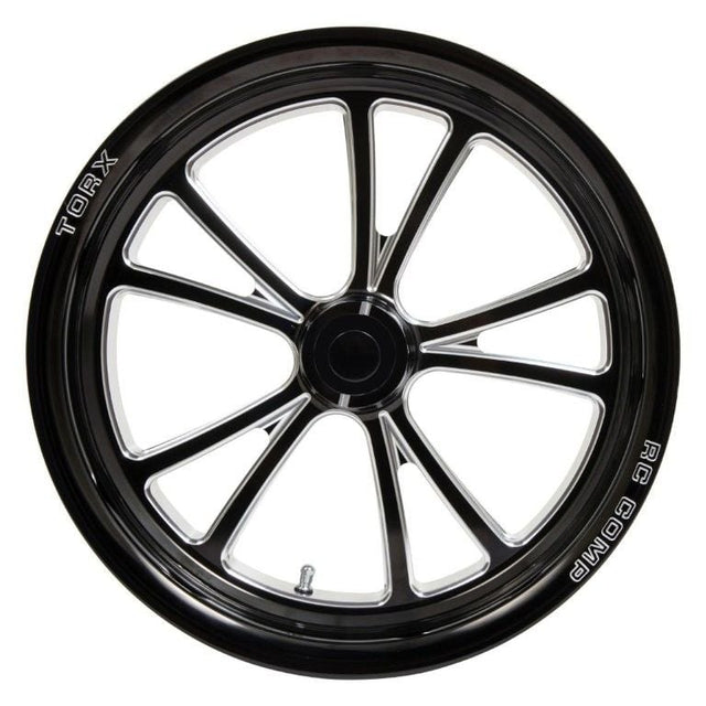 RC Comp Torx 15" x 3.5" Front Wheel, Black with Eclipse Finish (RCCS53509-01E) RCCS53509-01E