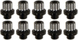 RC Comp 12-Point Wheel Nut Set, 7/16-20" R/H Thread, Black Eclipse Finish (RCCSLUG437-01E)