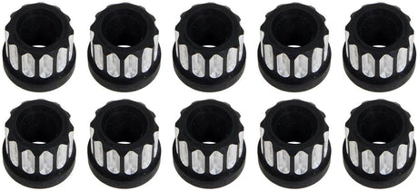 RC Comp 12-Point Wheel Nut Set, 5/8-18" R/H Thread, Black Eclipse Finish (RCCSLUG625-01E)