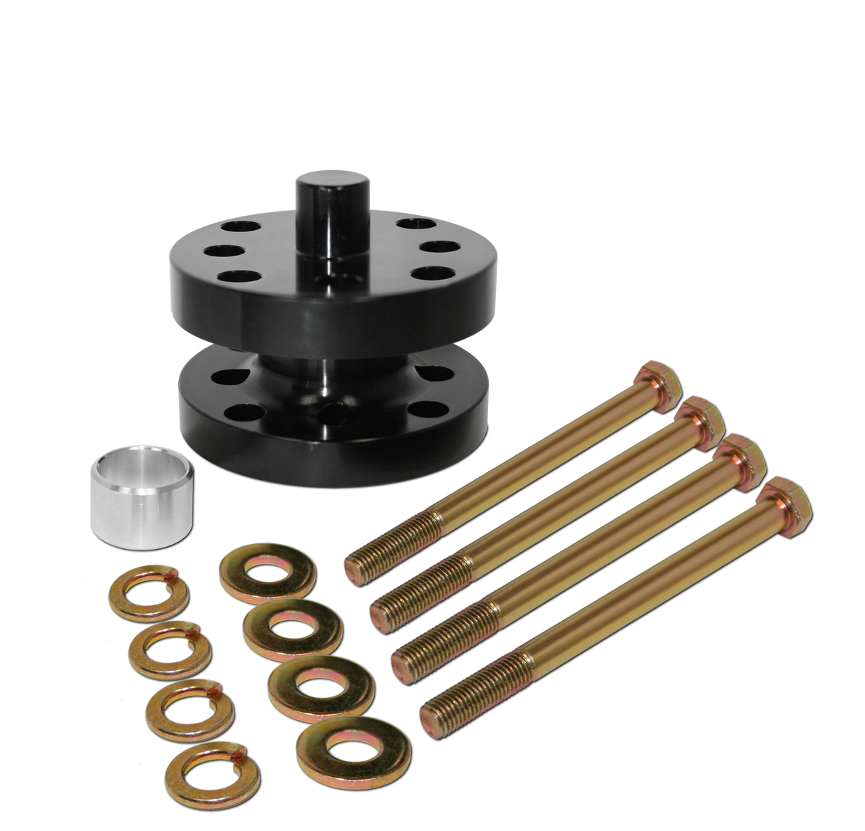 AFCO Aluminum Fan Spacer Kit 1 Inch Fits 5/8 Or 3/4 Drive Comes With Bolts, Bushings, & Washers - 80190 80190