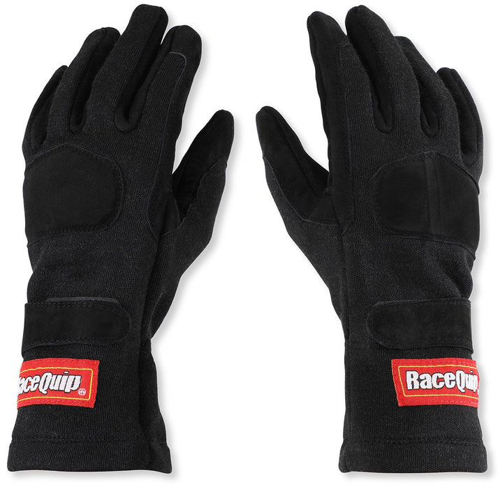 Racequip 355 Series SFI-5 Multi Layer Nomex Racing Gloves, Black (RQ355002RQP)