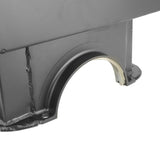 RTS Oil Pan Steel Fabricated, Stroker, SB Ford 351W, Early Falcon, Dart & World 4 bolt, Billet End Seals, Matte Black, 6.6L Capacity - RTS-2003-BIL