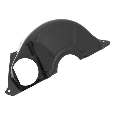 RTS Transmission Flexplate, Converter, Dust Cover, Steel, Black Powdercoated, Holden V8, TH350,TH400, Each - RTS-22-9587BK RTS-22-9587BK