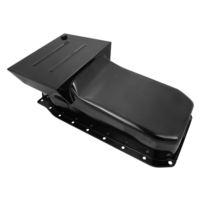 RTS Oil Pan, SB Chev, 1 Piece Rear Main Seal, 427 Stroker, Steel Black, Windage Tray, Crank Scraper, Right Side Dip Stick, HQ-WB Holden, each - RTS-2201-1PC RTS-2201-1PC