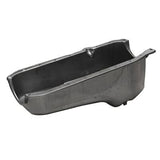 RTS Oil Pan Sump, Steel, Raw Finish, Replacement, SB Chev Holden, 2-Piece Rear main, Passenger Side Dipstick, Each - RTS-25-9005U RTS-25-9005U