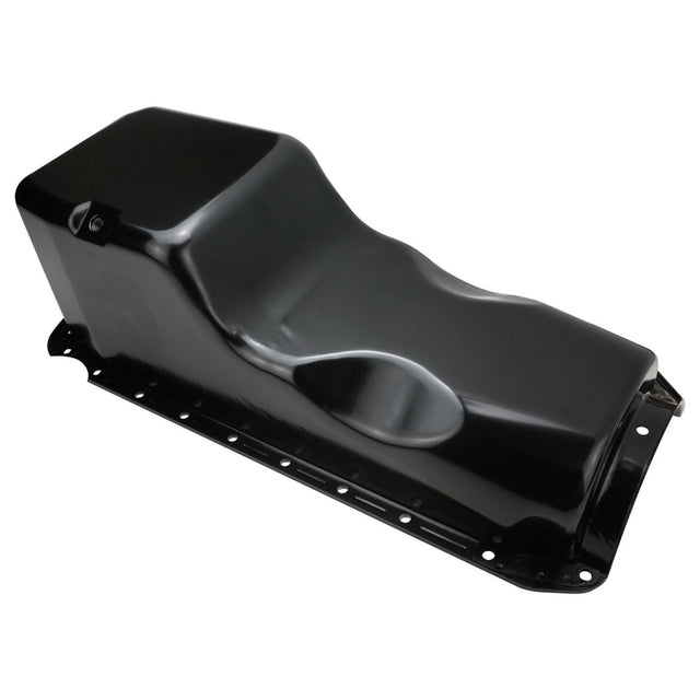 RTS Oil Pan Sump, Steel, Painted Black Finish, Replacement, BB Chev Holden, 396-454, 65-90 Mark IV, Each - RTS-25-9294BK RTS-25-9294BK