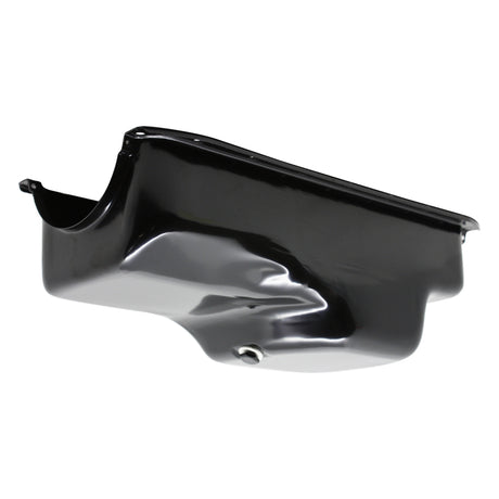 RTS Oil Pan Sump, Steel, Black Finish, Replacement, SB Chrysler, Dodge, Plymouth, 273 318 340, Each - RTS-25-9311BK RTS-25-9311BK