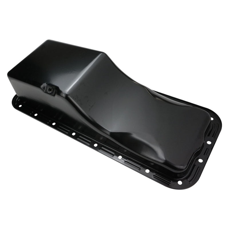 RTS Oil Pan Sump, Steel, Black Finish, Replacement, BB FE 390, 427, 428 Ford Falcon, Each - RTS-25-9330BK RTS-25-9330BK