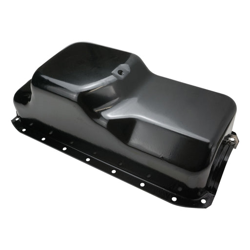 RTS Oil Pan Sump, Steel, Black Finish, Replacement, SB Chrysler, Dodge, Plymouth, 360, Each - RTS-25-9344BK RTS-25-9344BK