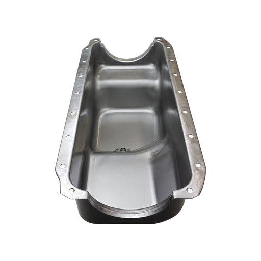 RTS Oil Pan Sump, Steel, Black Finish, Replacement, SB Chrysler, Dodge, Plymouth, 360, Each - RTS-25-9344BK