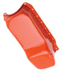 RTS Oil Pan Sump, Steel, OEM Style Chev Orange, SB Chev, 1-Piece Rear Main, Each - RTS-25-9414OR RTS-25-9414OR