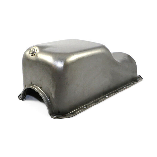 RTS Oil Pan Sump, Steel Raw Finish Replacement, BB For Chrysler, Early Hemi, 331-392, Each - RTS-25-9497U RTS-25-9497U