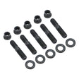 RTS Pinion Support Stud Kit, For Ford 8 & 9 In., 3/8-16 x 3/8-24 With Hardened Washers, 12pt Flanged Nuts, Set of 5, Kit - RTS-250-3021 RTS-250-3021