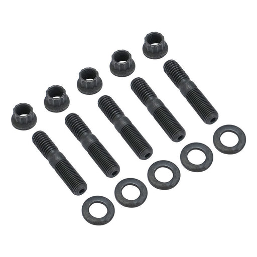 RTS Pinion Support Stud Kit, For Ford 8 & 9 In., 3/8-16 x 3/8-24 With Hardened Washers, 12pt Flanged Nuts, Set of 5, Kit - RTS-250-3021 RTS-250-3021