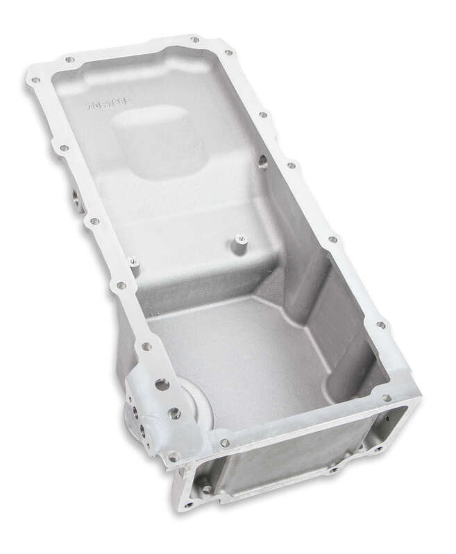 RTS Oil Pan Cast Aluminium Black, 427 Stoker, Early Holden or Chev with LS Engine Swap, up to 4.250 inch stroke, Each - RTS-3021BK