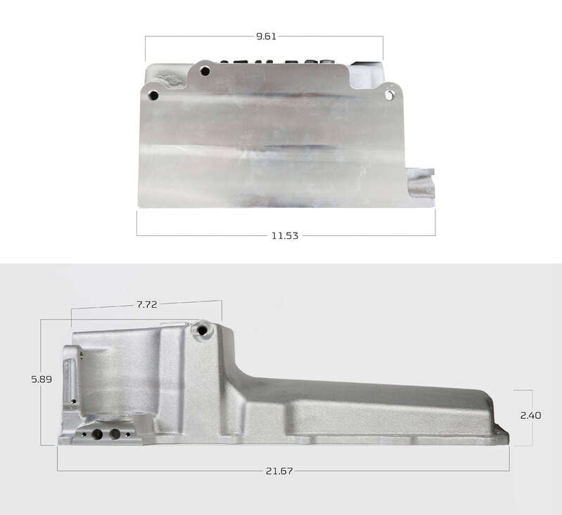 RTS Oil Pan Cast Aluminium, 427 Stoker, Early Holden or Chev with LS Engine Swap, up to 4.250 Inch stroke, Each - RTS-3021