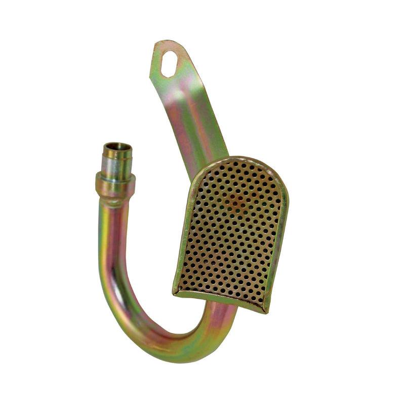RTS Oil Pickup, Press Fit 5/8 inch, High Volume For Chevrolet SB, Stroker Oil Pan Gold Zinc Steel, Each - RTS-33-7420 RTS-33-7420