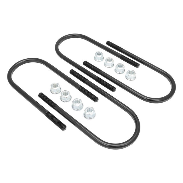 RTS OE, U Bolt, Leaf Spring, Diff Housing, Gen Ford 9in Style, Suit 72mm Tube, 7/16unf, 190mm Total Length Inc Flanged Nuts, Set of 4 - RTS-4364 RTS-4364