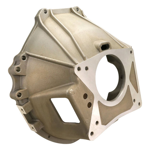 RTS OE Transmission Bellhousing, Manual, Aluminium, Natural, Suits 164 Tooth, SB Ford 289, 302, 351W, 351C, Toploader, Single Rail Gearbox, Each - RTS-BH001 RTS-BH001