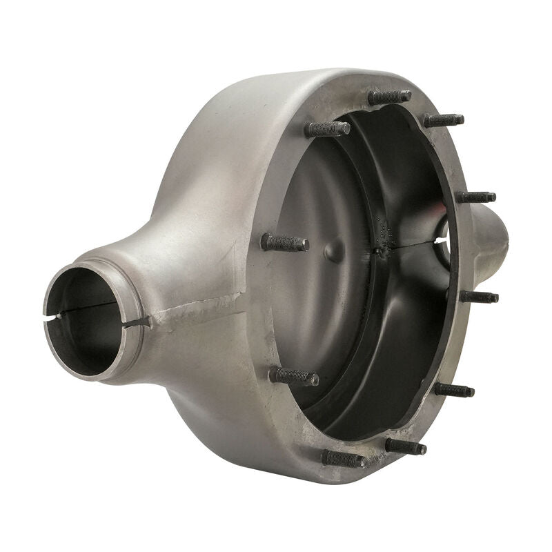 RTS Rear Axle Diff Housing, For Ford 9in. Heavy Duty, Steel, OE Style Notch Back, Accepts 3.00 in. Axle Tubes - RTS-DHNF9NB