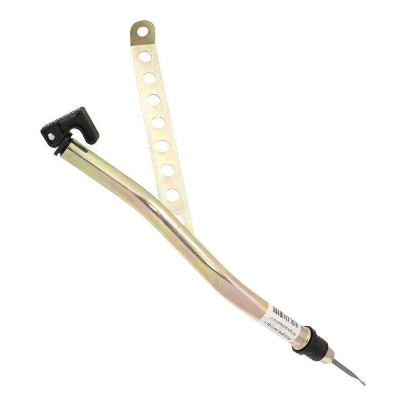 RTS Transmission Dipstick and tube ,Trick Loc ,Steel/Plastic lock, Black,GM Powerglide Shortly, Long Tab, Mounts Case or block bolt, Each - RTS-DPS-8410-2LT RTS-DPS-8410-2LT
