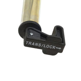 RTS Transmission Dipstick and tube, Trick Loc, Steel/Plastic lock, Black, Chev Holden TH400 Shorty Model 7 inch length tube - RTS-DPS-8410-6SC