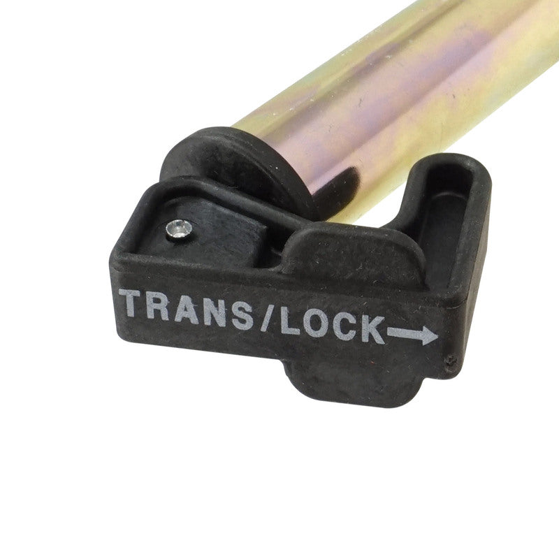 RTS Transmission Dipstick and Tube, Trick Loc, Steel/Plastic Lock, Black, SB Ford C4 C10 Pan Fill, Each - RTS-DPS-8410-C4PF
