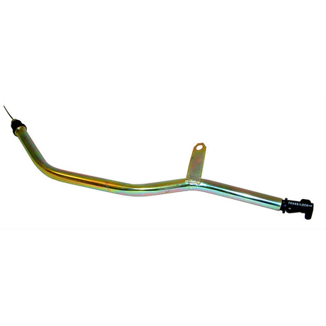 RTS Transmission Dipstick and tube ,Trick Loc ,Steel/Plastic lock, Black, BB Ford C-6 Bell housing mount, Each - RTS-DPS-8410-C6460 RTS-DPS-8410-C6460