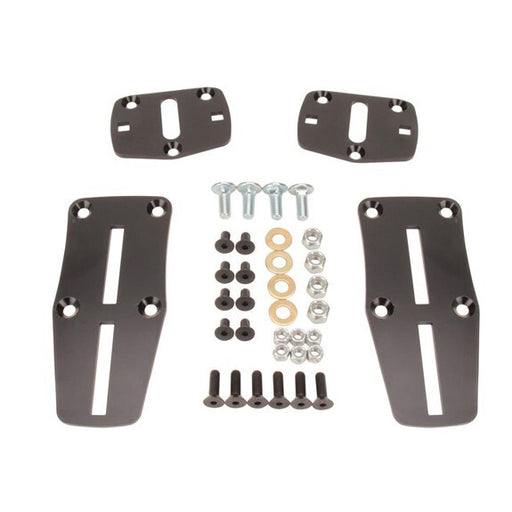 RTS Engine Mounts Aluminium, Motor Mount Plate, Bolt-In, LS Conversion, Adjustable, Black Powder coated, Pair - RTS-EHMLS11-BK RTS-EHMLS11-BK