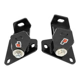 RTS Power Mount, Engine Mount, Engine Swap, Chev V8, into Holden HQ-WB, Torana LH-LX, Black/Red Polyurethane , Set - RTS-EMP005 RTS-EMP005