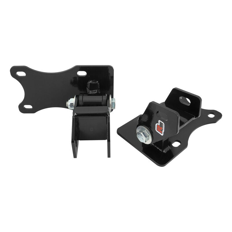 RTS Power Mount, Engine Mount, Engine Swap, GM LS Into Torana LH-LX, Black/Black Polyurethane , Set - RTS-EMP007
