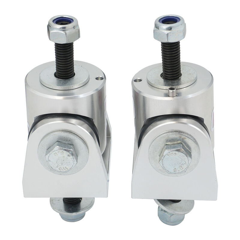 RTS Power Mount, Engine Mount, Billet Aluminium Replacement, GM LS, Commodore VT-VZ, Anodised Aluminium/Black Polyurethane, Pair, Kit - RTS-EMP011-B RTS-EMP011-B