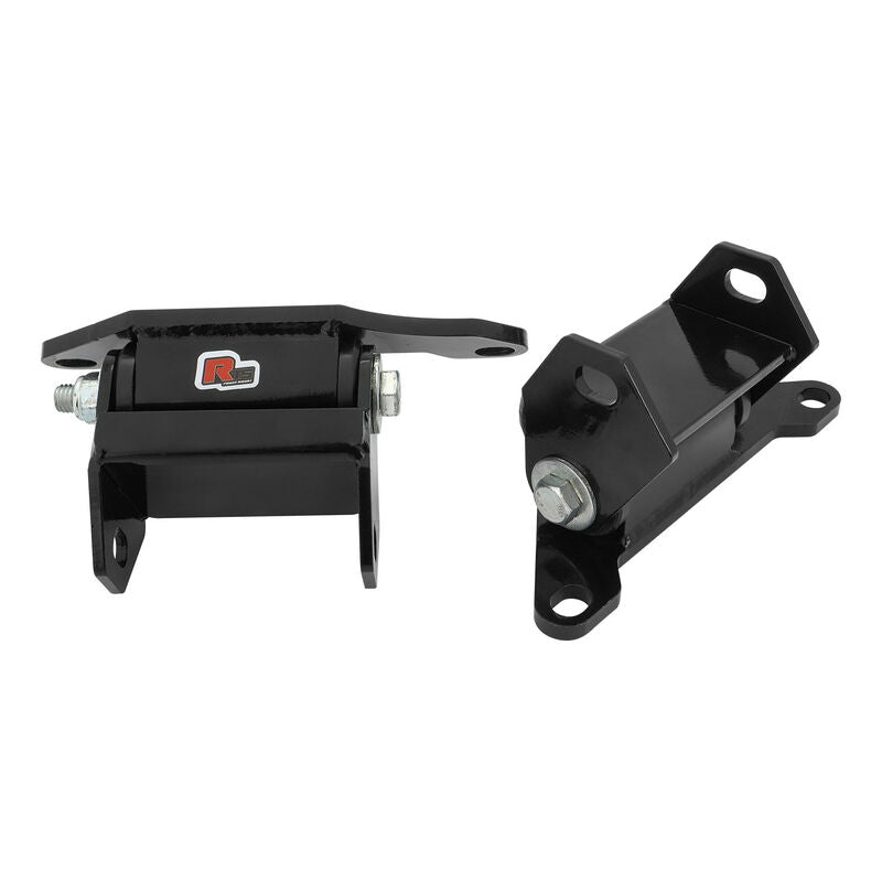 RTS Power Mount, Engine Mount, Replacement, Ford V8, Falcon XR-XF, Black/Black Polyurethane, Set - RTS-EMP200