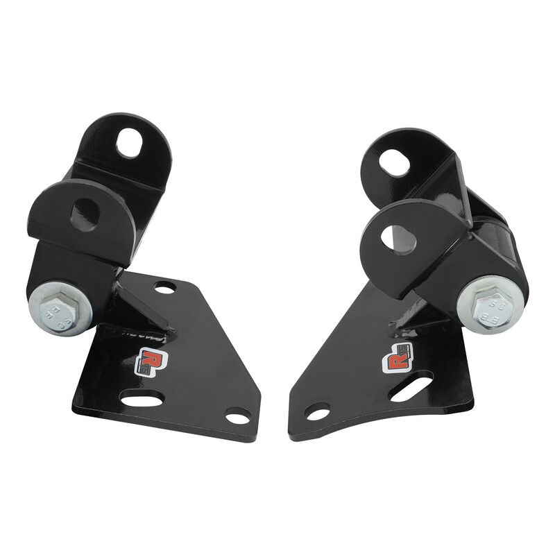 RTS Power Mount, Engine Mount, Replacement, Ford 4.0Lt , Barra, Falcon EA-ED, Black/Black Polyurethane , Set - RTS-EMP204 RTS-EMP204