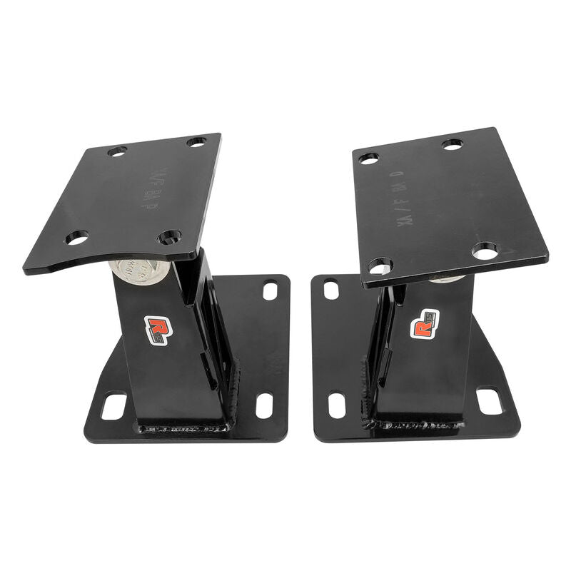 RTS Power Mount, Engine Mount, Engine Swap Ford 4.0Lt , Barra , in to Falcon XA-XF, Black/Red Polyurethane , Set - RTS-EMP218 RTS-EMP218