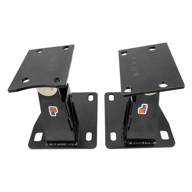 RTS Power Mount, Engine Mount, Engine Swap Ford 4.0Lt , Barra , in to Falcon XA-XF, Black/Red Polyurethane , Set - RTS-EMP218 RTS-EMP218