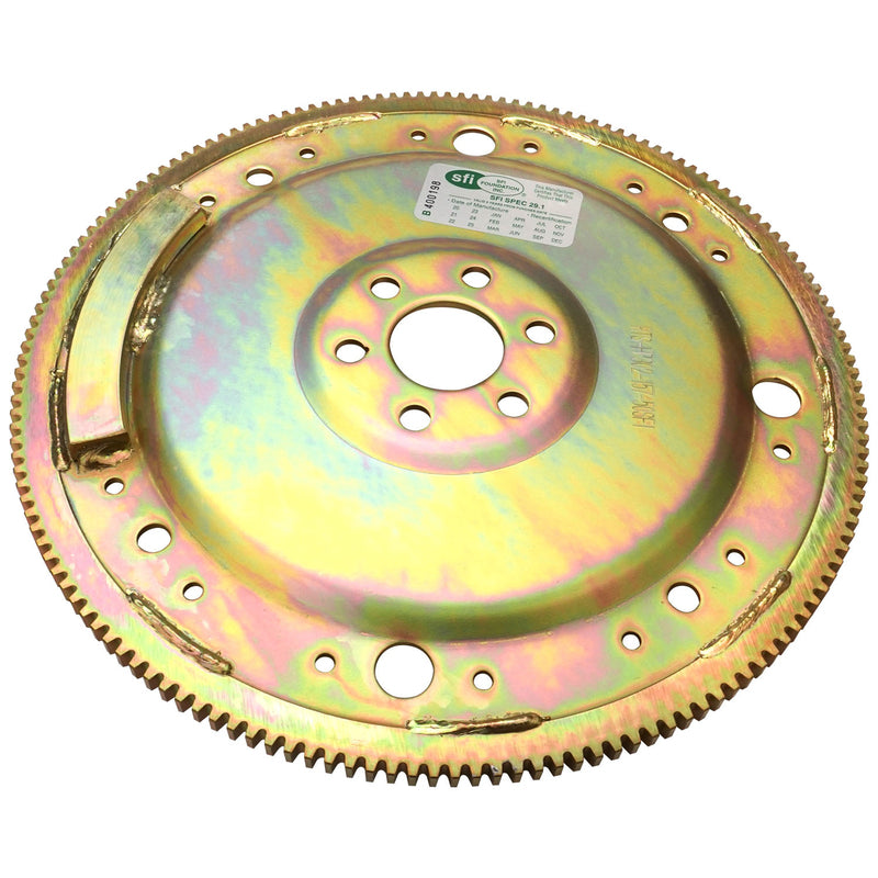 RTS Transmission Flexplate, SB Ford Late 5.0 Windsor , SFI 29,1, 157 Tooth - 50 oz/in External, 10.5 , Converter Bolt Circle, Each - RTS-FP302-157-50-SFI