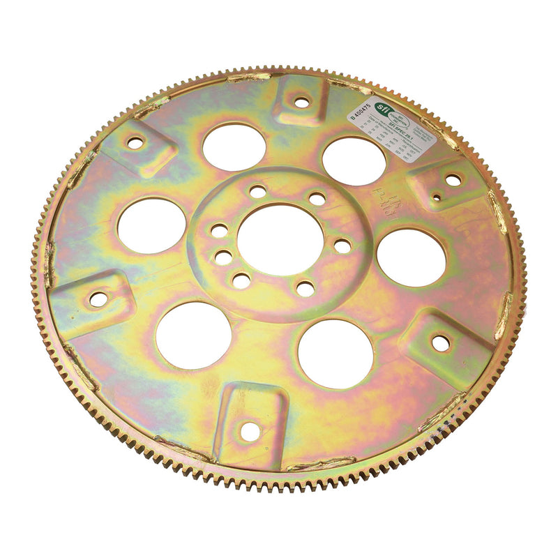 RTS Transmission Flexplate, SFI 29.1, Gold Zinc SB Chevrolet, 168 Tooth - Internal, Balance, Each - RTS-FP350-SFI