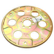 RTS Transmission Flexplate, Gold Zinc, SFI, Late SB Chevrolet, 153 Tooth - External - 1-piece rear Main Seal Block, Each - RTS-FP350L-153-SFI