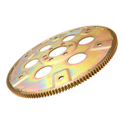 RTS Transmission Flexplate, Gold Zinc Late SB Chevrolet, 168 Tooth - External - 1-piece rear Main Seal Block, Each - RTS-FP350L