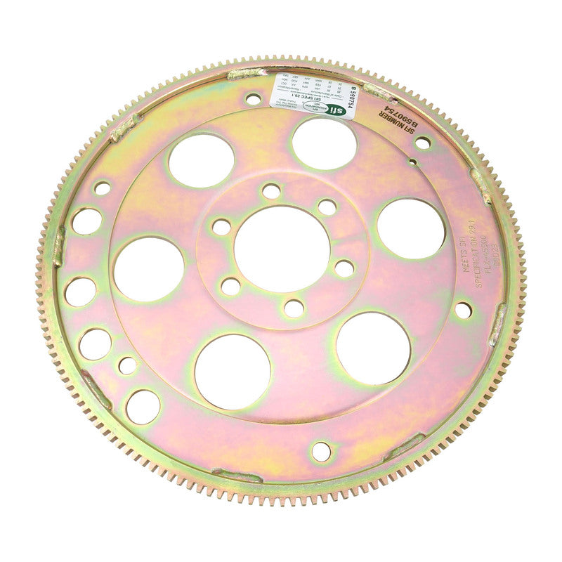 RTS Transmission Flexplate, SFI 29.1 Xtreme Duty Gold Zinc Pontiac V8, 347 To 455, 166 Tooth External Balance Each - RTS-FP455-SFI