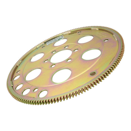 RTS Transmission Flexplate, SFI 29.1 Xtreme Duty Gold Zinc Pontiac V8, 347 To 455, 166 Tooth External Balance Each - RTS-FP455-SFI RTS-FP455-SFI
